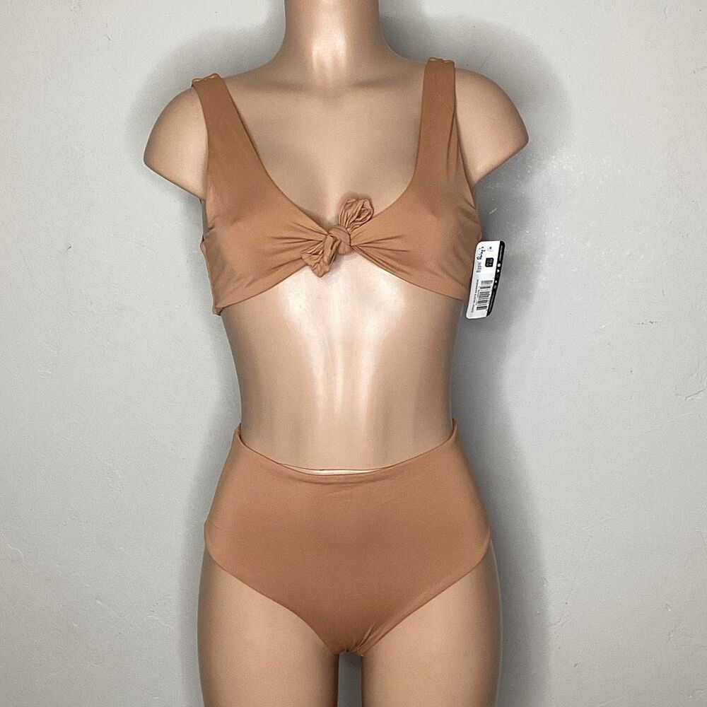 New. High waisted Carmel bikini. Small. Retails $98
